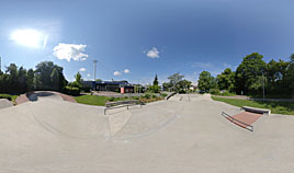 360° Panorama Fotografie Skatepark Klein Ostheim