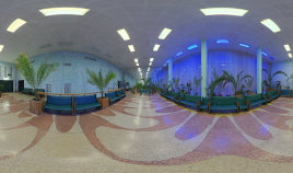 360° Panorama Fotografie Vorhalle - Warteraum